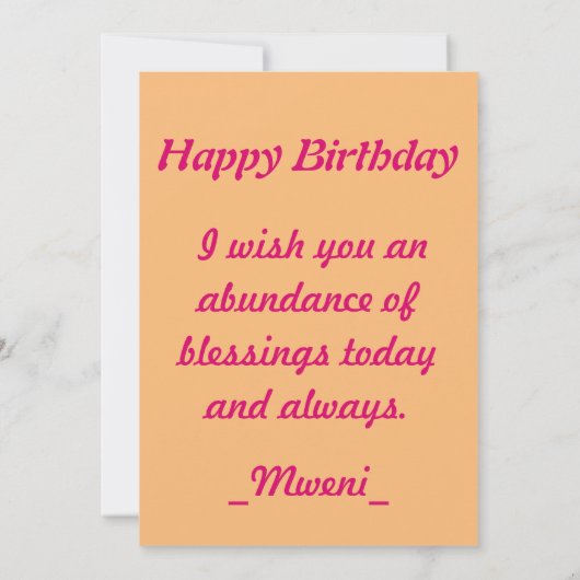 Polka zum Geburtstag (Rückseite)