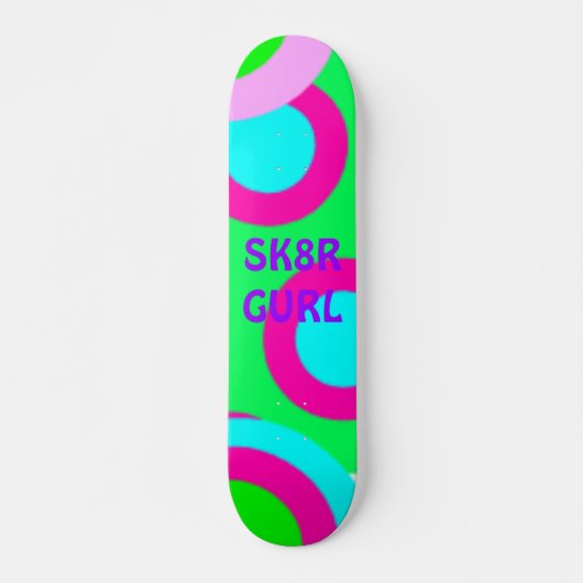 PolkaDotPower, SK8R GURL Skateboard (Vorne)