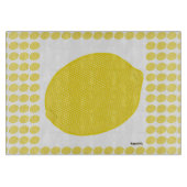 Polkadotted Lemon Schneidebrett (Vorderseite)