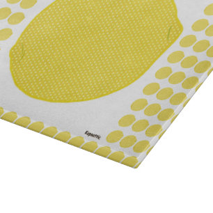 Polkadotted Lemon Schneidebrett