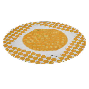 Polkadotted Orange Schneidebrett