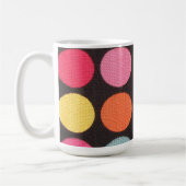 Polkapunkt-Kaffee-Tasse Kaffeetasse (Links)