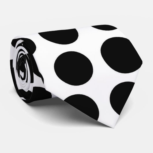 Polkapunkt - Krawatte (Gerollt)