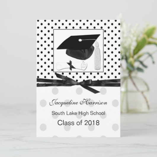 Polkapunkt, Mörser Abschluss-Mitteilung Einladung (Stehend Vorderseite)