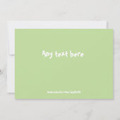 Polkapunkte Foto-Geburtstags-Einladung Einladung (Rückseite)