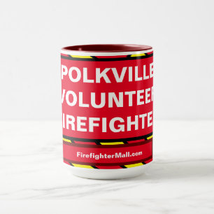 POLKVILLE VOLUNTEER FIREFIGHTER Tasse