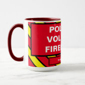 POLKVILLE VOLUNTEER FIREFIGHTER Tasse (Links)