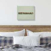 Poll Herefords Leinwanddruck (Insitu (Schlafzimmer))