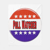 Poll Watcher Fleecedecke (Vorderseite)