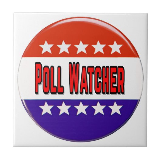 Poll Watcher Fliese (Vorderseite)