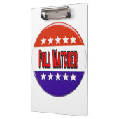 Poll Watcher Klemmbrett (Links)