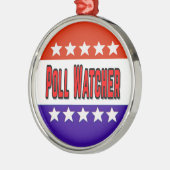 Poll Watcher Ornament Aus Metall (Links)