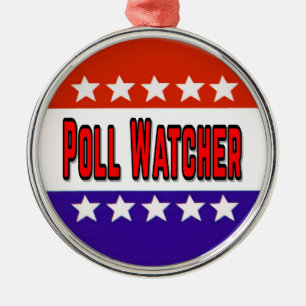 Poll Watcher Ornament Aus Metall