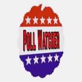 Poll Watcher Ornament Karte (Rechts)
