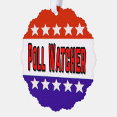 Poll Watcher Ornament Karte (Links)