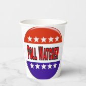 Poll Watcher Pappbecher (Rückseite)