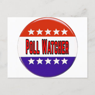 Poll Watcher Postkarte