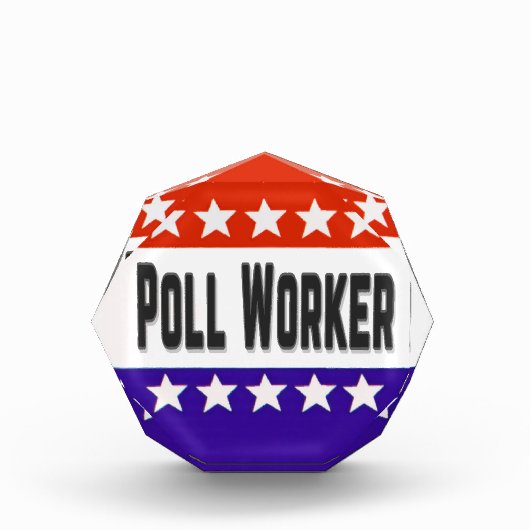 Poll Worker Fotoblock (Vorderseite)