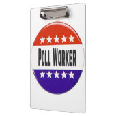 Poll Worker Klemmbrett (Links)