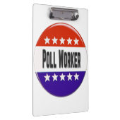 Poll Worker Klemmbrett (Rechts)