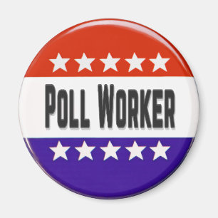 Poll Worker Magnet