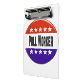 Poll Worker Mini Klemmbrett (Gewinkelt2)