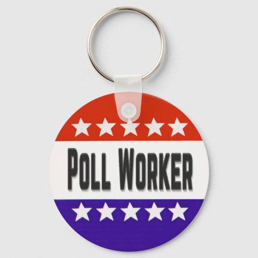 Poll Worker Schlüsselanhänger (Vorderseite)