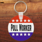 Poll Worker Schlüsselanhänger (Rückseite)