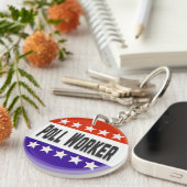 Poll Worker Schlüsselanhänger (Vorderseite rechts)