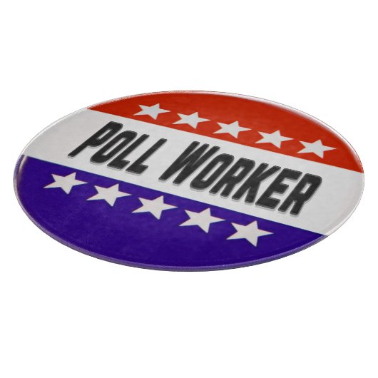 Poll Worker Schneidebrett (Ecke)