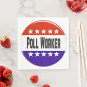 Poll Worker Serviette (Beispiel)