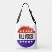 Poll Worker Tragetaschen Mit Langen Trägern (Rückseite)