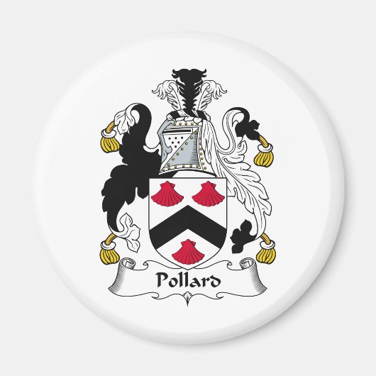 Pollard-Familienwappen Magnet (Vorne)