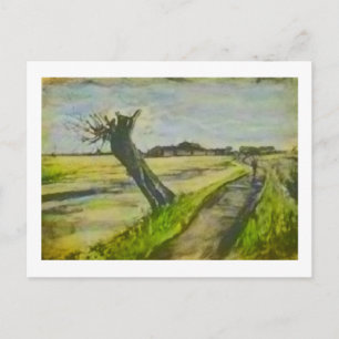 Pollard Weide Van Gogh Feinmalerei Postkarte