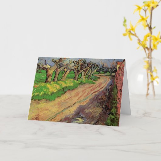 Pollard Willows von Vincent van Gogh Karte (Gelbe Blume)
