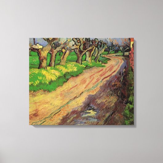Pollard Willows von Vincent van Gogh Leinwanddruck (Vorderseite)