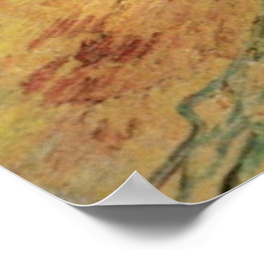 Pollard Willows von Vincent van Gogh Poster (Ecke)