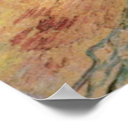 Pollard Willows von Vincent van Gogh Poster (Ecke)