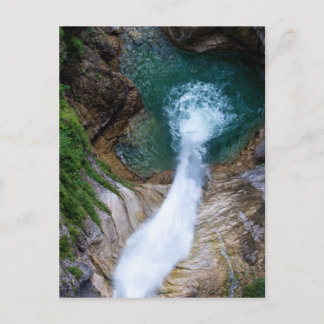 Pollat River Waterfall - Schloss Neuschwanstein Postkarte