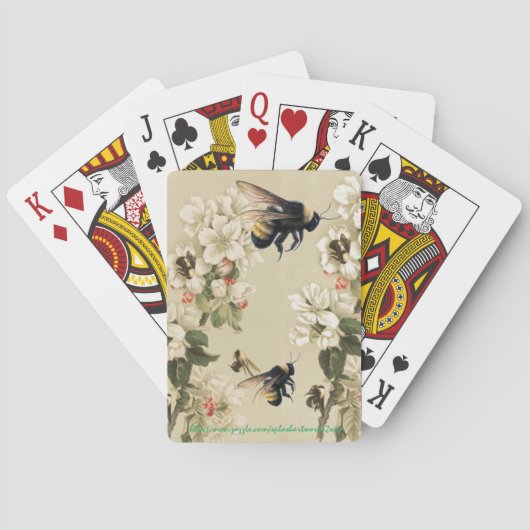 "Pollen-Ansammlung" Spielkarten (Rückseite)