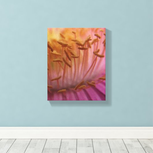 Pollen Blume Leinwand (Insitu (Holzboden))