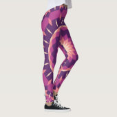 Pollen-Kachelungsmuster Leggings (Rechts)
