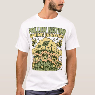 Pollen Nation Spring überraschend Unisex T - Shirt