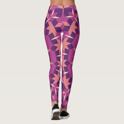 Pollen Tiling Pattern Leggings (Rückseite)