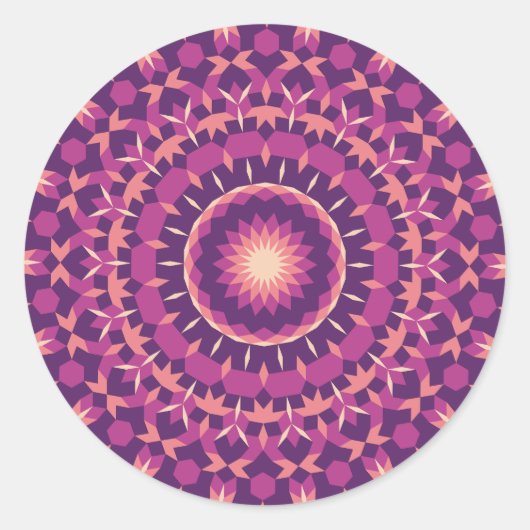 Pollen Tiling Pattern Runder Aufkleber (Vorderseite)