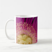 Pollen und Rosa Petals Blume Center Tasse (Links)