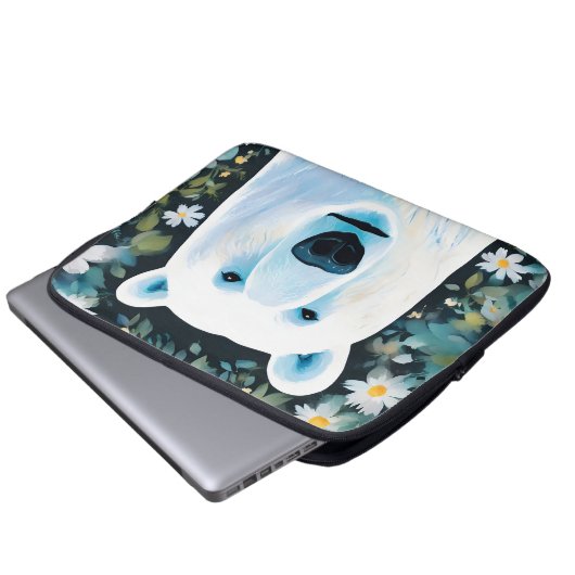 Pollenbär Laptopschutzhülle (Vorne Knopf)