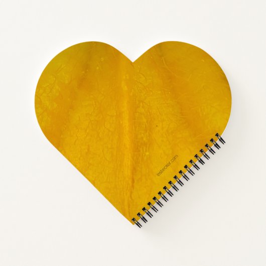 Pollenbeere - herzförmig notizblock (Rückseite)