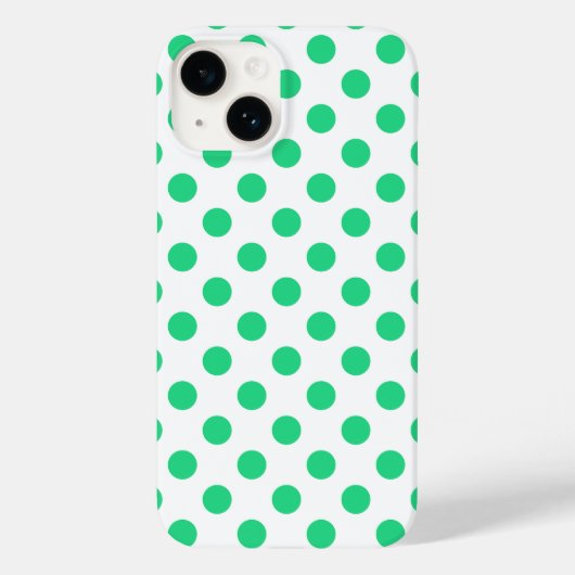 Pollenköpfe aus Grün und Weiß Case-Mate iPhone Hülle (Rückseite)