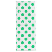 Pollenköpfe aus Grün und Weiß Geschenktüte Für Weinflaschen (Rückseite)